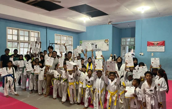 37 Atlet Taekwondo Sabang Ikuti Student Cup 2026 di Banda Aceh, Target Asah Mental dan Jam Terbang