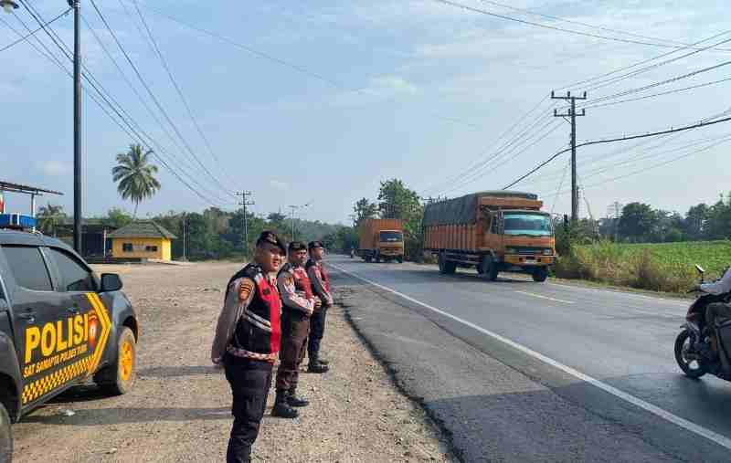 Sat Samapta Polres Tulang Bawang Gelar Patroli Presisi di Menggala, Empat Personel Dikerahkan untuk Cegah Gangguan Kamtibmas