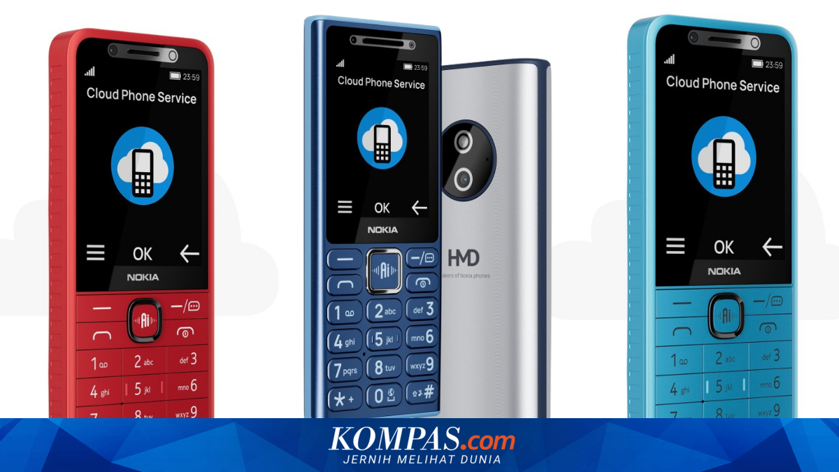HMD Rilis Empat HP Nokia Lawas Terbaru: Tombol Fisik, Baterai Copot, dan Fitur AI Gratis 180 Hari