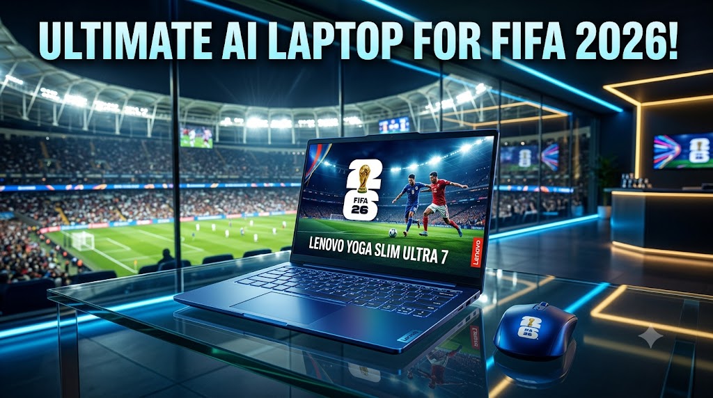 Lenovo Yoga Slim Ultra 7 FIFA World Cup 26 Edition Resmi Meluncur, Bobot Cuma 975 Gram