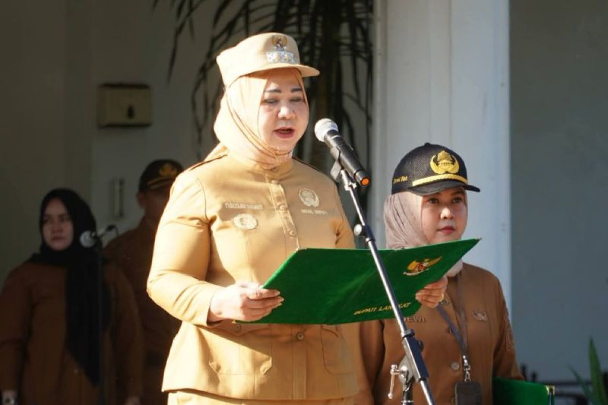 Wakil Bupati Langkat Tiorita Pimpin Apel ASN Usai Bupati Syah Afandin Diperiksa KPK, Tekad Jaga Integritas