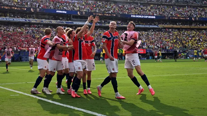 Erling Haaland Cetak Dua Gol ke Gawang Brasil, Norwegia Tembus Perempat Final Piala Dunia 2026