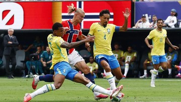 Brasil Vs Norwegia Imbang Tanpa Gol di Babak Pertama Piala Dunia 2026