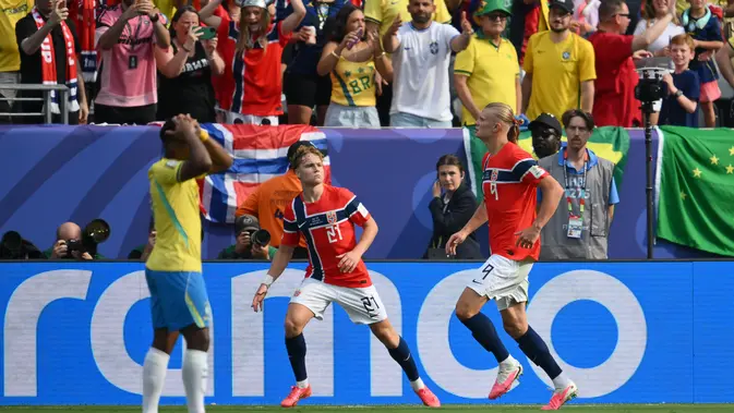 Brace Haaland di Babak Kedua Hancurkan Brasil, Norwegia Catat Sejarah Perempat Final Piala Dunia 2026