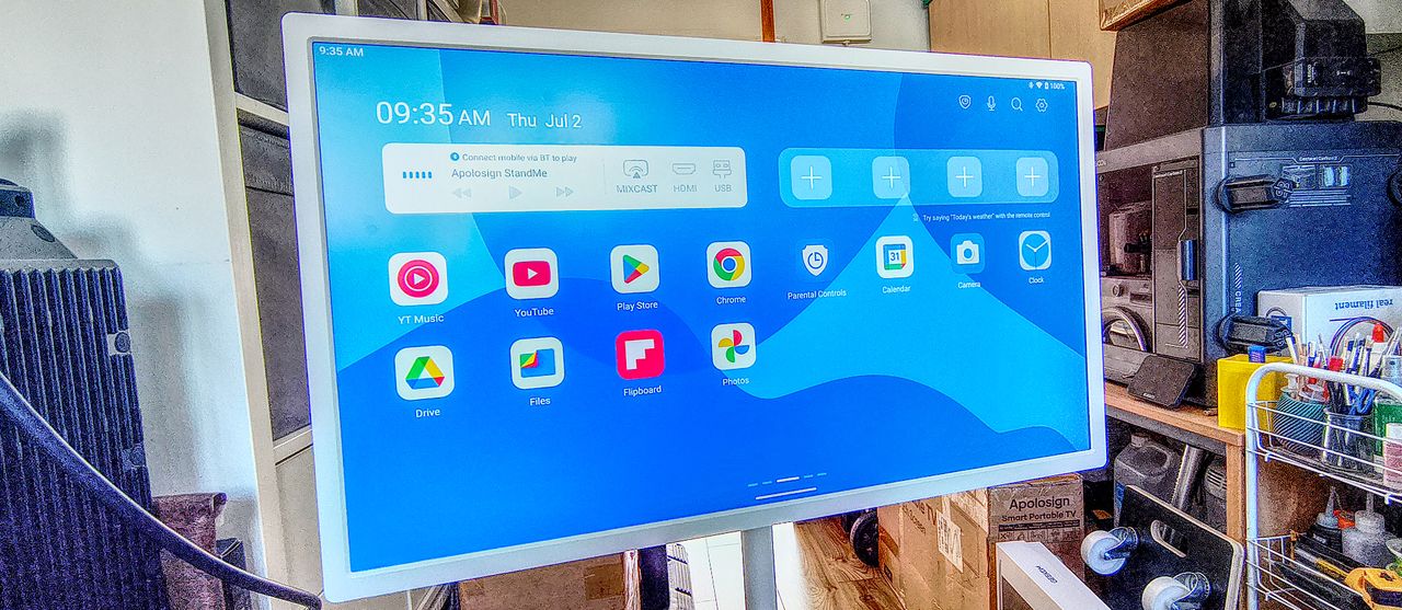 Review Apolosign 32-inch Smart Portable TV: Android Tablet 4K Roda untuk Presentasi dan Signage
