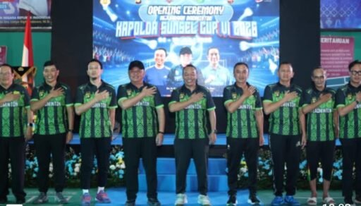 Badminton Kapolda Cup VI 2026 Pecahkan Rekor Peserta, 1.078 Atlet Ramaikan GOR Pakri Palembang