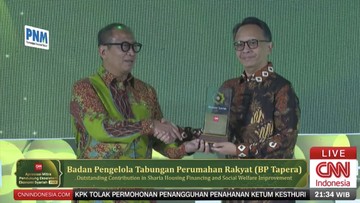BP Tapera Raih Penghargaan Pembiayaan Syariah, Perkuat Akses Hunian MBR