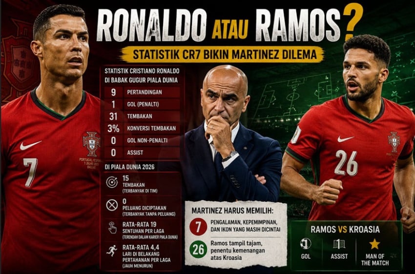 Statistik Fase Gugur Piala Dunia Cristiano Ronaldo Bikin Pelatih Portugal Pusingkan Formasi
