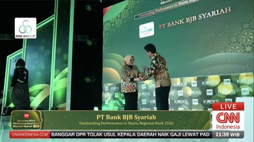 Bank BJB Syariah Diganjar Penghargaan Bank Regional Syariah Terbaik 2026 oleh CNN Indonesia-KNEKS