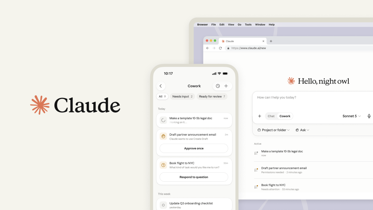 Claude Cowork Kini Bisa Diakses dari HP dan Web, Bisa Kerja di Latar Belakang Meski Laptop Dimatikan