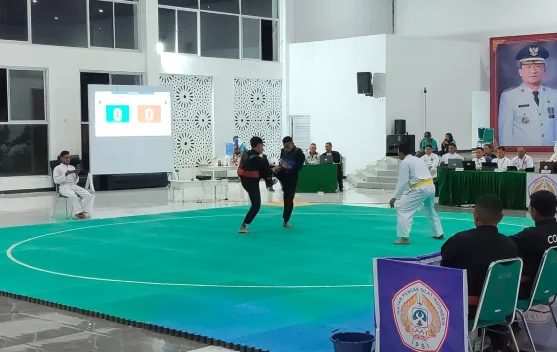 Lima Atlet Pencak Silat Kepulauan Sula Tembus Semifinal POPDA Maluku Utara di Pulau Morotai