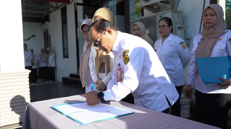 ASN Diskopumker Banjarmasin Teken Pakta Integritas, Ombudsman dan Inspektorat Jadi Saksi