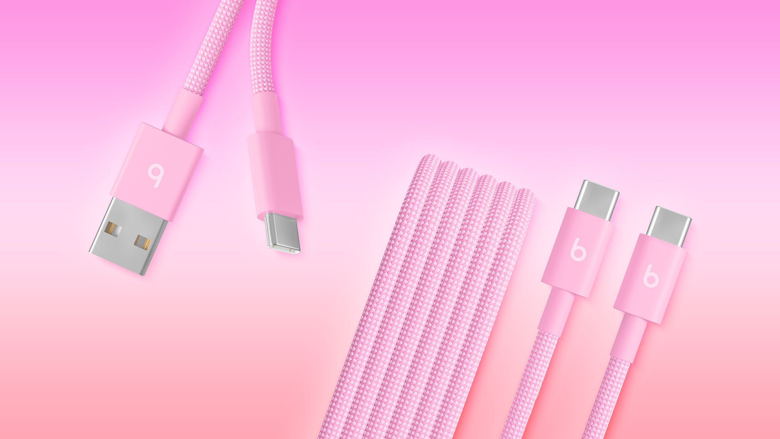 Kabel Charging Beats Warna Power Pink Resmi Dirilis, Ada Varian 240W Sepanjang 3 Meter