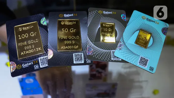Harga Emas Antam Anjlok Rp 14.000 per Gram, Buyback Terjun Bebas ke Level Rp 2,393 Juta