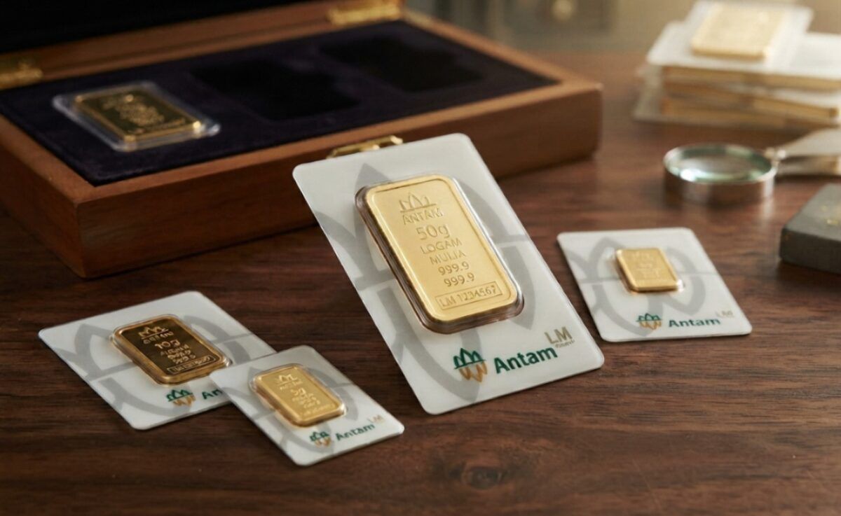 Harga Emas Antam Hari Ini Anjlok Rp14.000 di Sumatera Barat, Cek Rincian Ukuran 0,5 Gram hingga 1 Kg