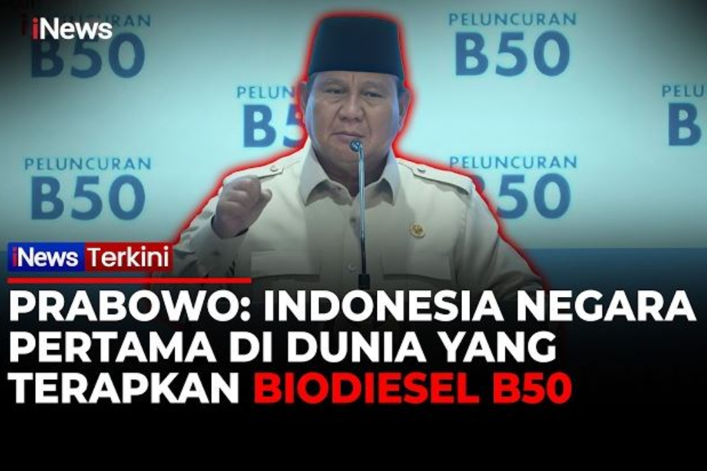 Pemerintah Resmi Berlakukan B50, Campuran Solar dengan 50 Persen Minyak Sawit