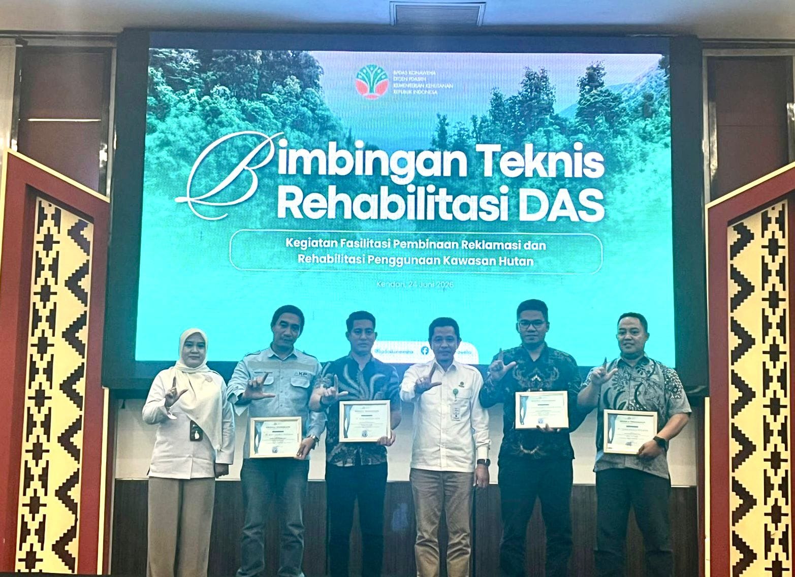 Tambang Nikel PT GKP Rehabilitasi 743 Hektare Lahan Kritis di Sulawesi Tenggara, Raih Penghargaan Terbaik I