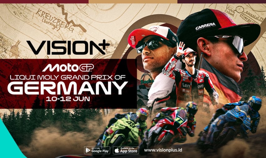 MotoGP Jerman 2026 di Sachsenring Mulai 10 Juli, Cek Jadwal Lengkap di VISION+