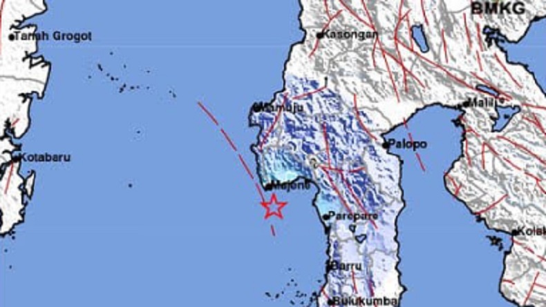 Gempa M 4,7 Guncang Polewali Mandar, Getaran Terasa di Enam Kabupaten hingga Makassar