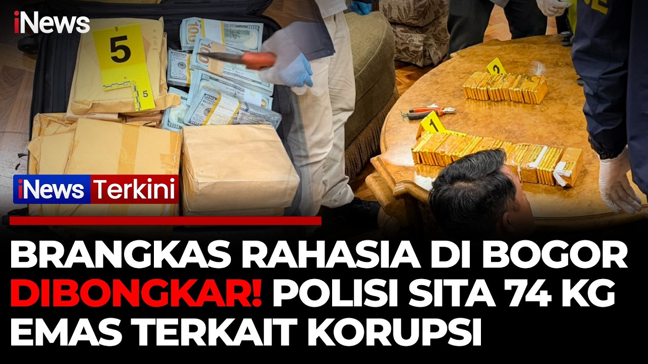 Polri Sita 74 Kg Emas Batangan dan Valas Ratusan Miliar dari Rumah Mewah Sentul, Terkait TPPU