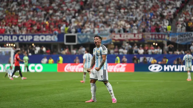 Enzo Fernandez Cetak Gol Kemenangan Argentina dan Rekor ke-3000 Piala Dunia