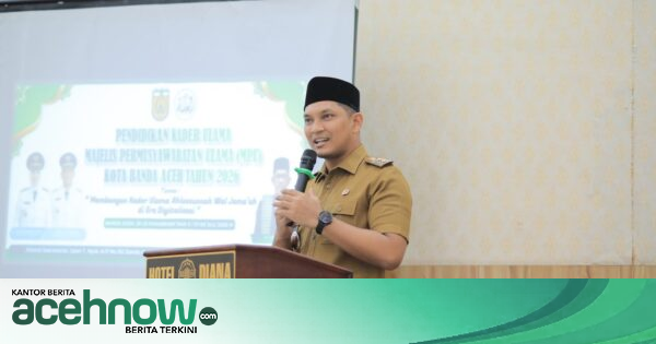 Wakil Wali Kota Banda Aceh Buka Pelatihan 40 Kader Ulama, Bekali Dakwah Bijak di Media Sosial