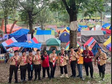 Sekda Binjai Chairin Simanjuntak Pimpin Kontingen di Jambore Daerah XI Sumut, 4.000 Peserta Padati Sibolangit