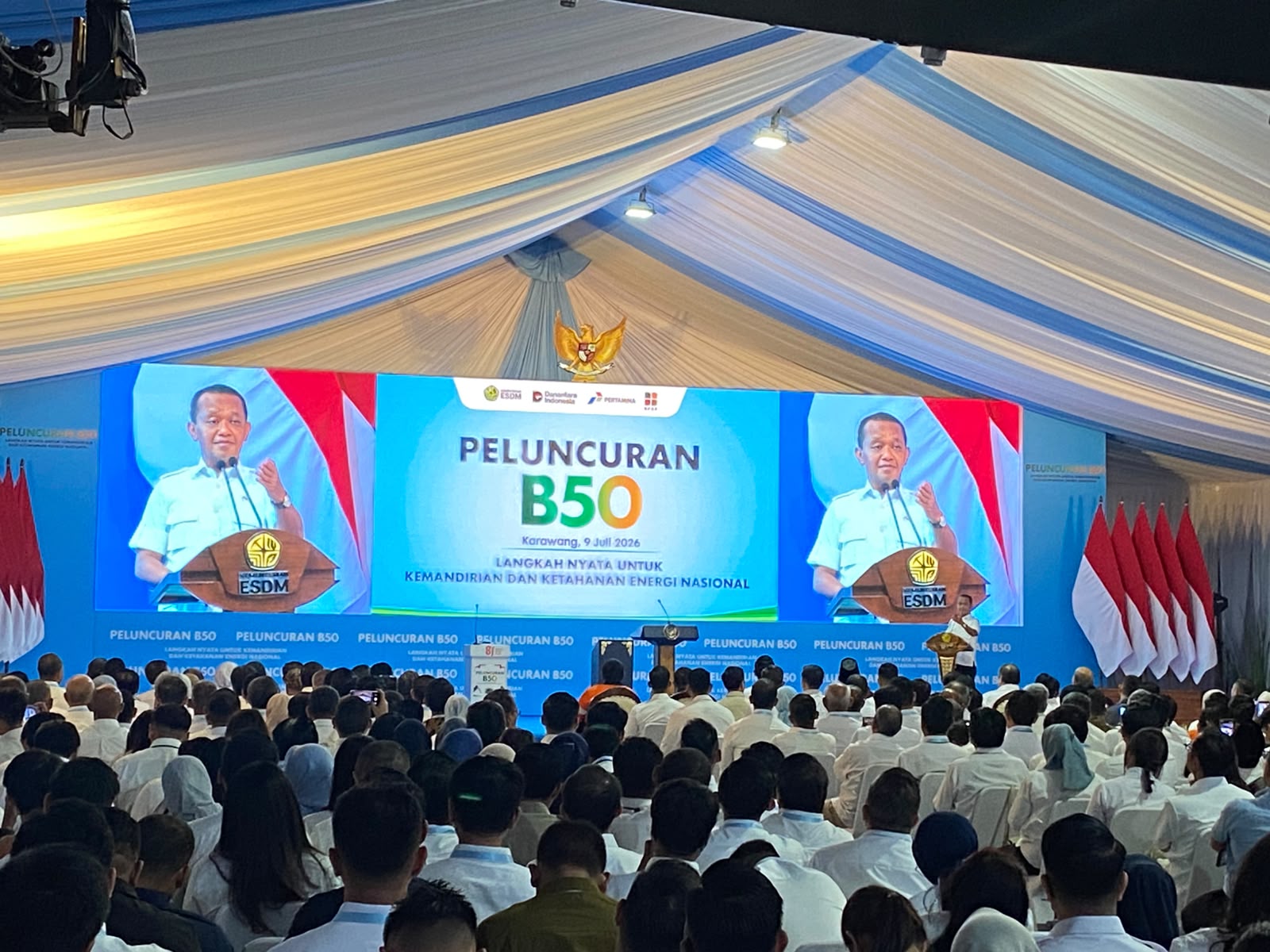 B50 Resmi Diluncurkan, Bahlil Ancam Cabut RKAB Perusahaan Tambang yang Bandel
