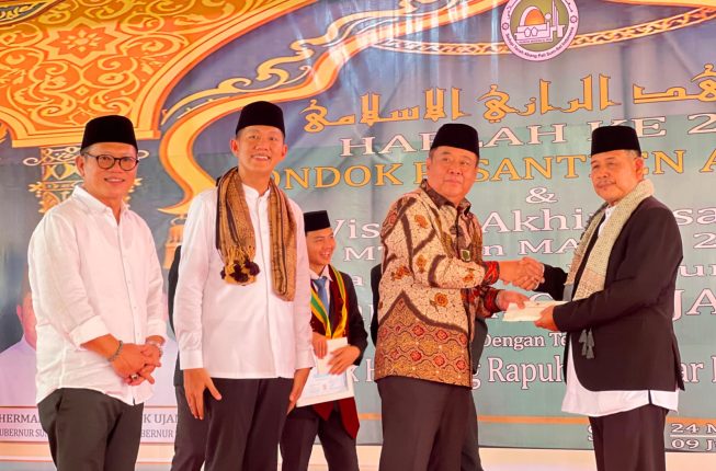 Wagub Sumsel Cik Ujang Hadiri Harlah ke-22 Ponpes Ar-Rozi, Pemprov Apresiasi Program Buta Aksara Alquran di PALI