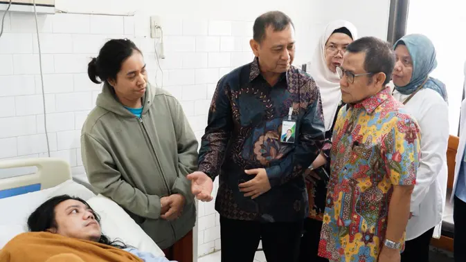 Menko Muhaimin Tinjau Korban Kecelakaan Kerja di Bali, Klaim BPJS Tanggung Biaya Perawatan Rp1,7 Miliar