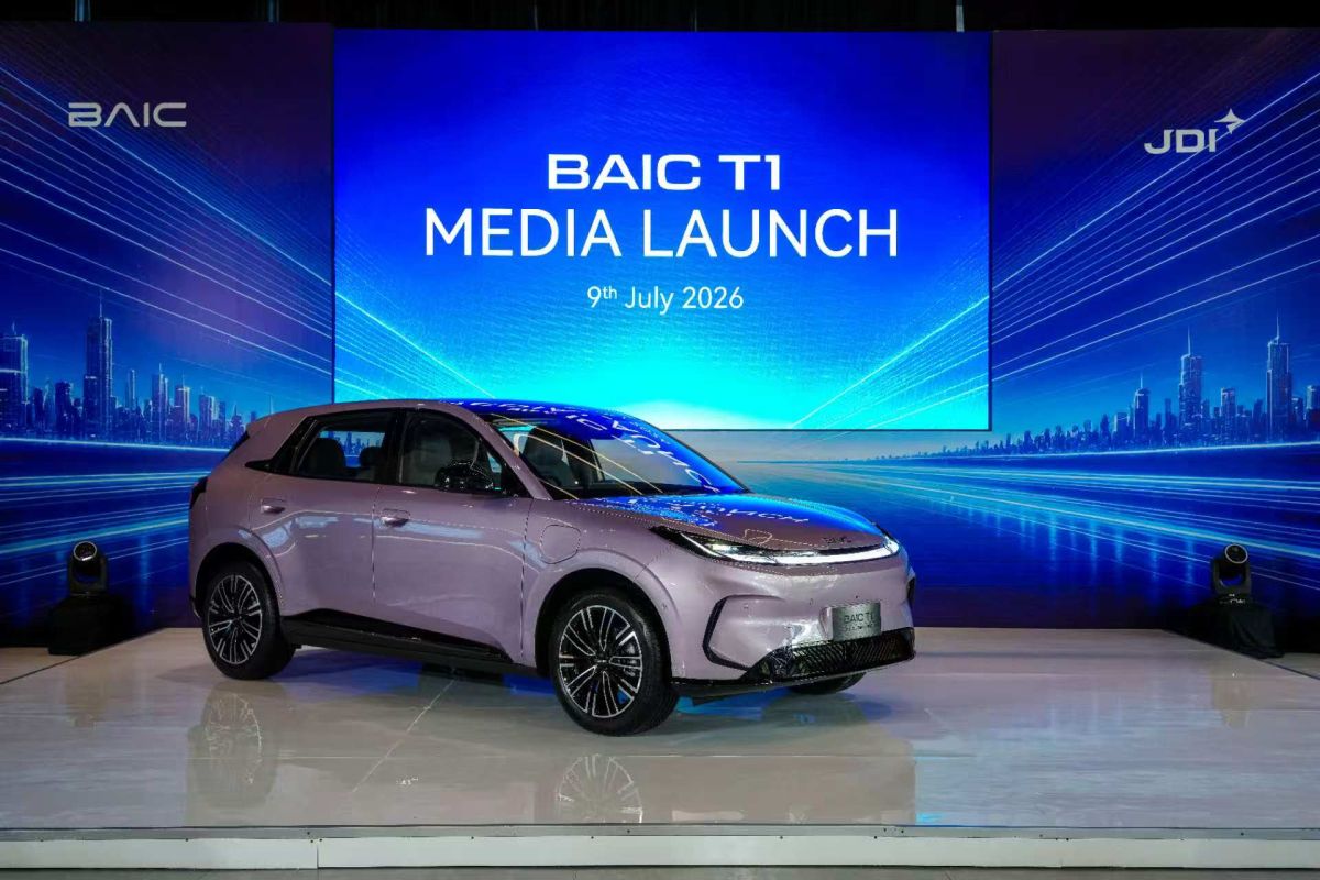 BAIC Buka Prapemesanan Mobil Listrik T1 di Indonesia, Jarak Tempuh 425 Km dan Fitur V2L 3.500 Watt