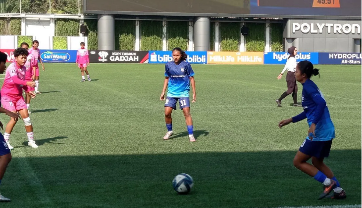 Gol Jelang Istirahat Ubah Mentalitas, Putri Kunci Tiket Semifinal HSL All-Stars