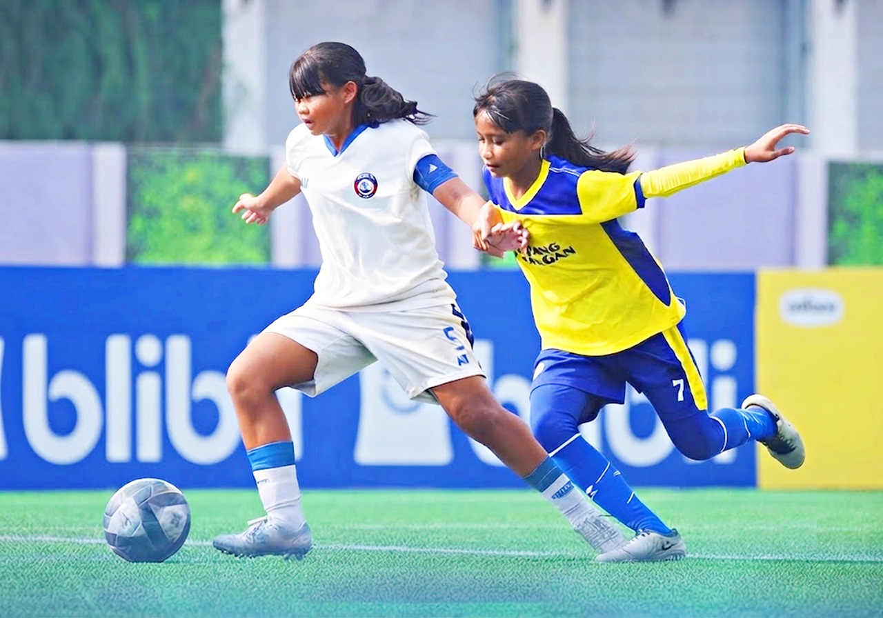 Mojang Priangan Ciamis Kunci Juara Grup A Usai Bungkam Arema FC Women 3-0 di HSL All-Stars U-15