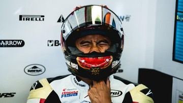 Mario Aji Finis ke-13 di Practice Moto2 Jerman, Langsung Lolos ke Kualifikasi 2