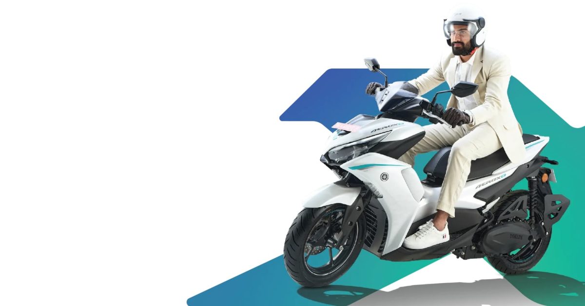 Yamaha Aerox-E Resmi Meluncur di India, Skuter Listrik Performa Tinggi dengan Baterai Lepas