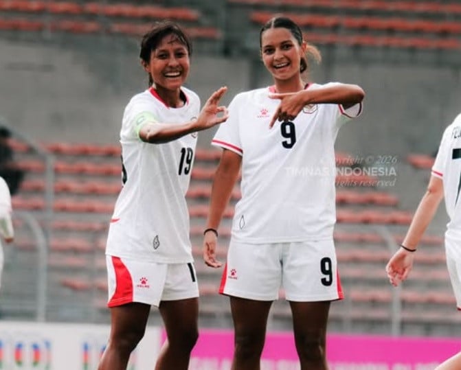 Timnas Putri Indonesia Kalahkan Timor Leste 2-0 di Laga Pembuka Piala AFF Wanita 2026