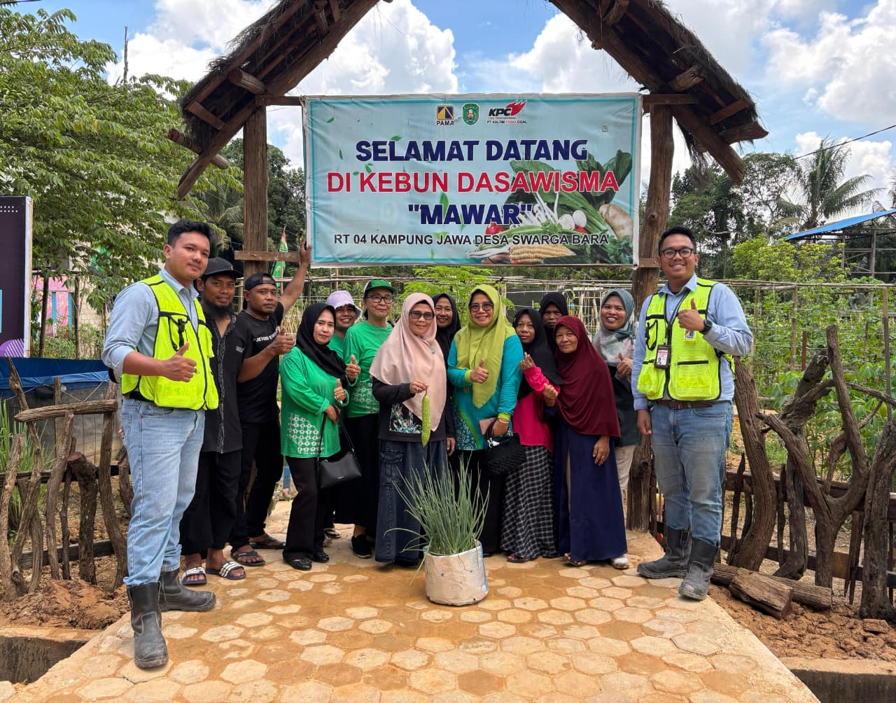 PAMA Kutai Timur Ubah Pekarangan Jadi Lumbung Pangan, Hasil Panen untuk Posyandu