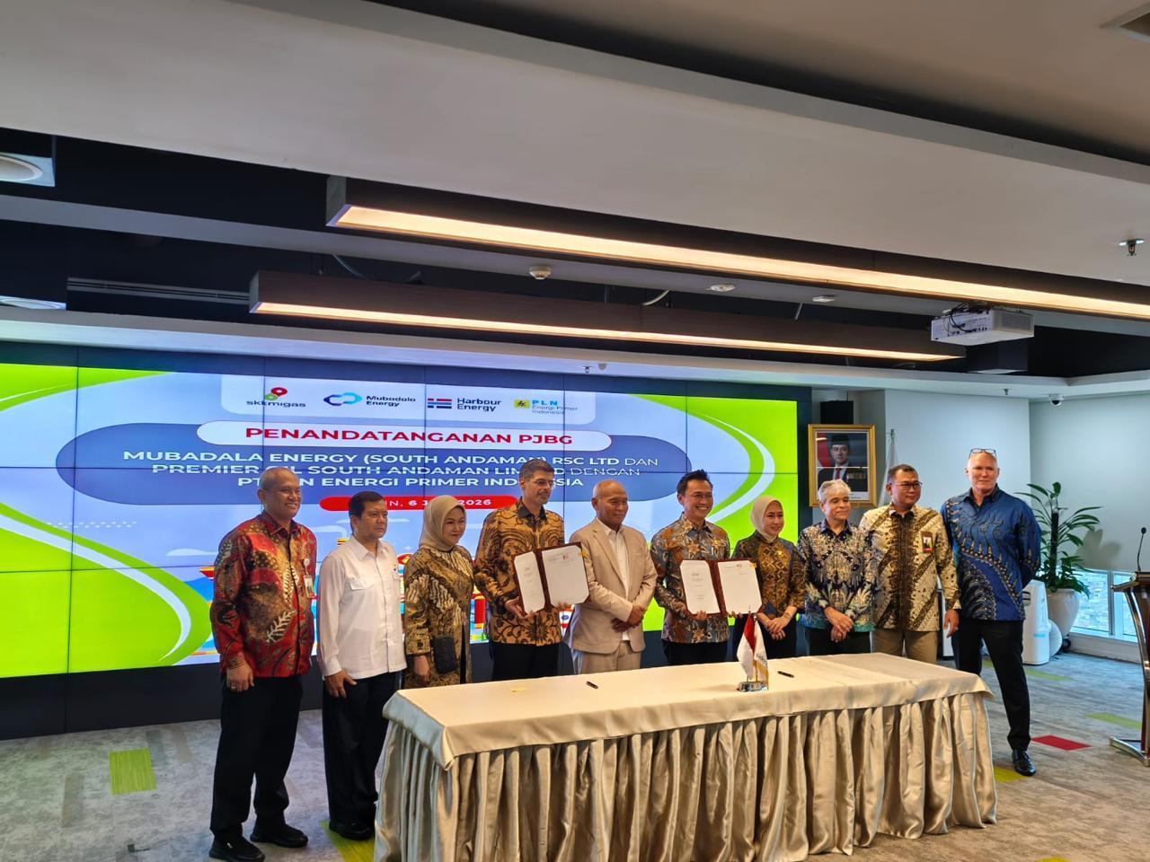 Proyek Gas Raksasa Andaman Capai Titik Kunci, Mubadala Energy dan PLN Teken Kontrak Jual Beli