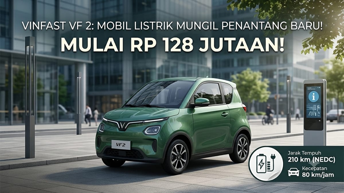 VinFast VF 2 Meluncur di Vietnam sebagai Mobil Listrik Ultra-Kompak, Harga Setara Motor Premium