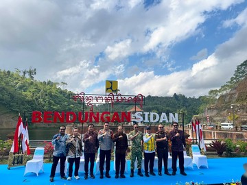 Presiden Prabowo Resmikan Lima Bendungan, Brantas Abipraya Garap Proyek Ketahanan Pangan dan Air