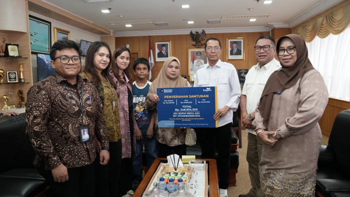 TASPEN Cairkan Klaim JKK dan JKM Rp1,08 Miliar untuk Ahli Waris ASN di Kepri, PPPK Baru Enam Bulan Tetap Terima Santunan Penuh