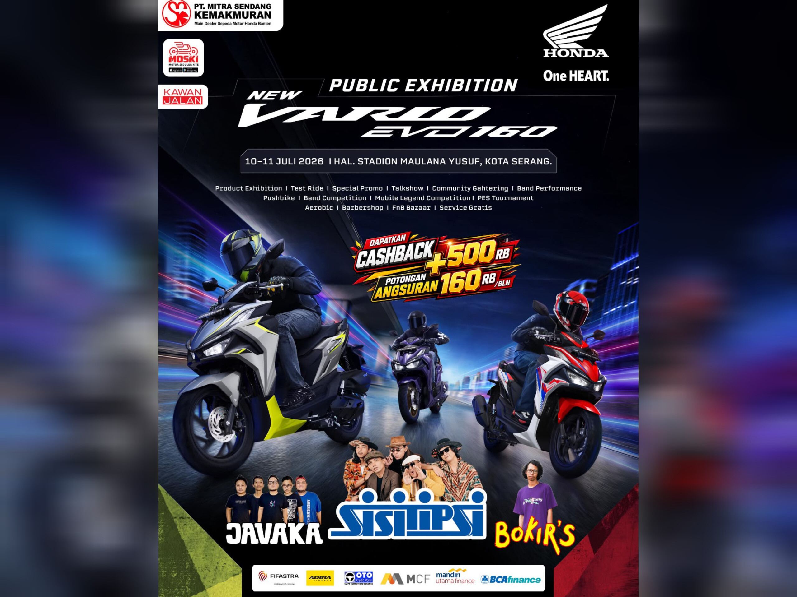 Honda Vario Evo 160 Hadir di Serang Lewat Pameran Interaktif, Cashback hingga Rp 1,5 Juta
