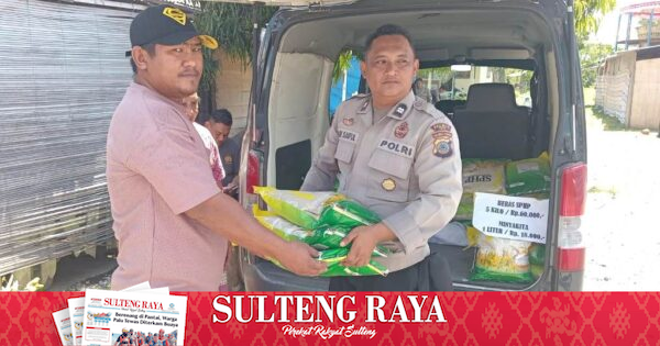 Polres Tojo Una-una Jual Beras SPHP dan Minyak Goreng Murah di Ratolindo, Stok Awal 1.085 Kilogram