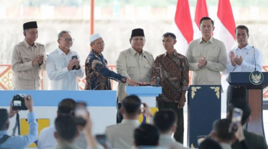 Presiden Prabowo Resmikan Bendungan Keureuto dan Rukoh di Aceh, Target Tambah Produksi Beras 1 Juta Ton