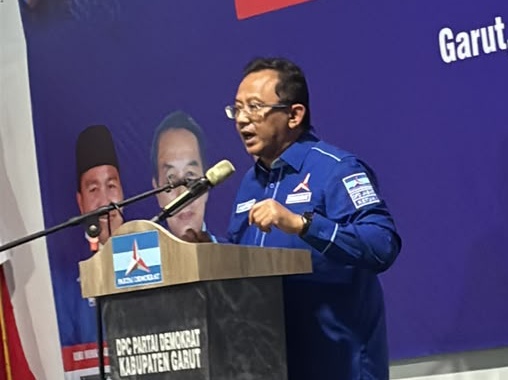 Partai Demokrat Jabar Gelar Pendidikan Politik di Garut, Ketua DPD Anton Sukartono Suratto Minta Kader Tak Surut Langkah Jelang Pemilu 2029