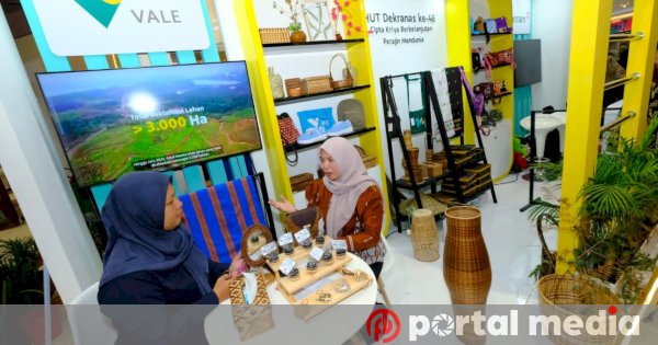 UMKM Binaan PT Vale di Luwu Timur Tembus Pasar Nasional Lewat Pameran Dekranas, Anyaman Teduhu Jadi Andalan