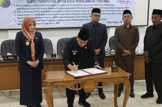 DPRD Kota Pekalongan Setujui Raperda Pertanggungjawaban APBD 2025, Dua Raperda Baru soal Kekerasan Gender dan Kepemudaan Mulai Dibahas