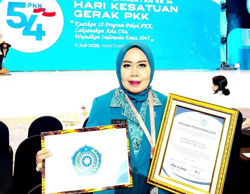 TP PKK Padang Pariaman Raih Penghargaan Nasional dari Menkes Berkat Tekan Angka Anak Zero Dose
