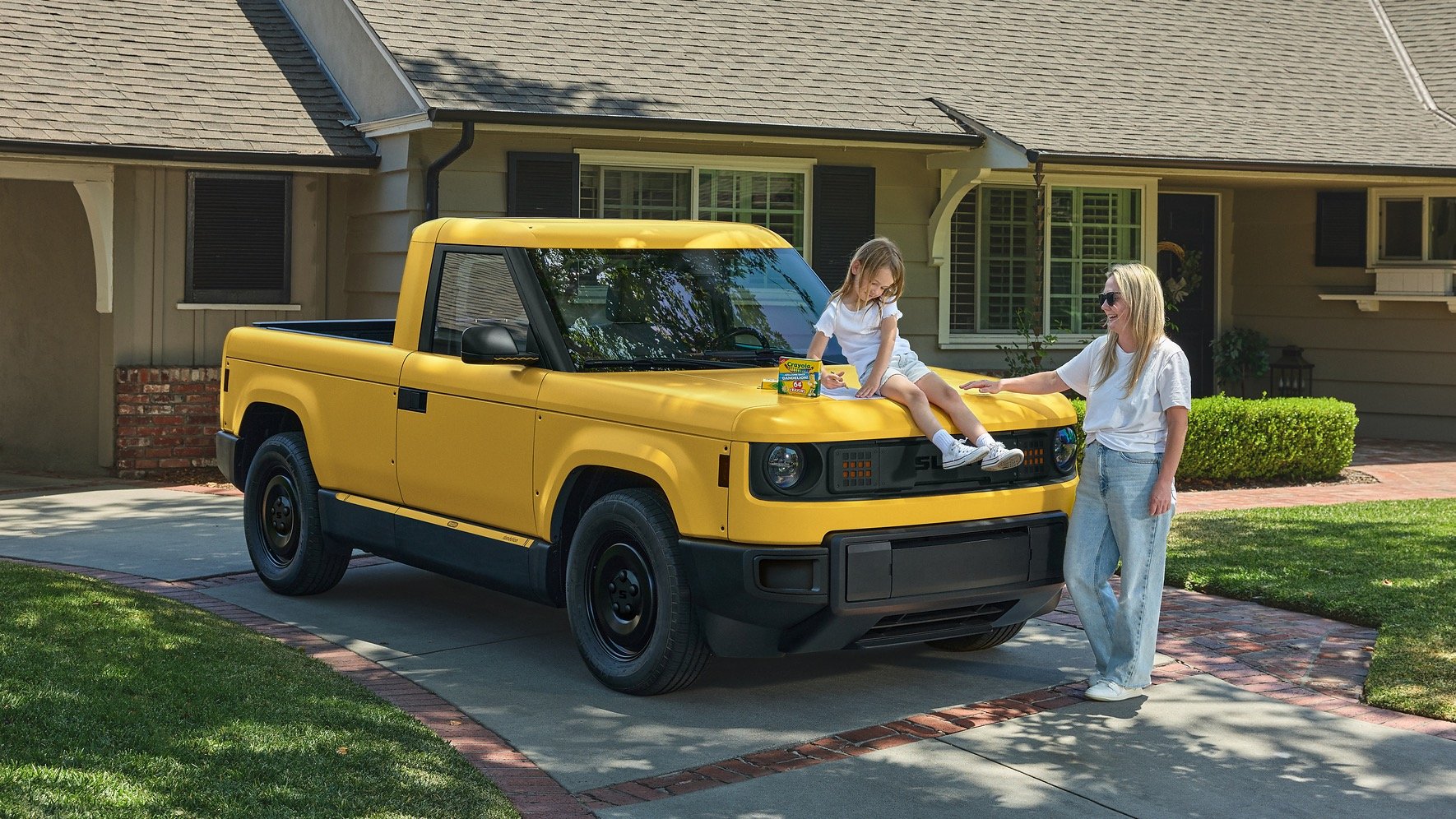 Pickup Listrik Slate Resmi Buka Pre-Order, Bodi Abu-Abu Bisa Dilapis Warna Krayon Crayola Mulai Rp 24 Juta