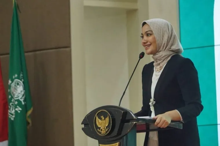 Bupati Dharmasraya Annisa Suci Ramadhani Hadiri Pelantikan PCNU, Ajak Perkuat Sinergi Pemerintah dan Ormas Islam